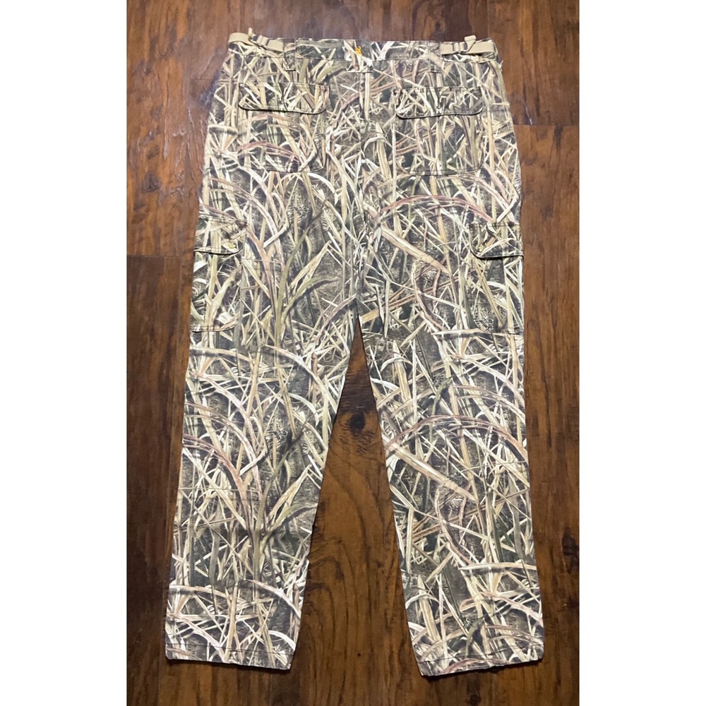 Browning Mens Mossy Oak Shadow Grass Blades Camo Cargo Pants XL Camouflage - Picture 2 of 7